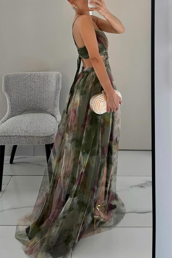 GISELLE | Chiffon Maxi Kleid