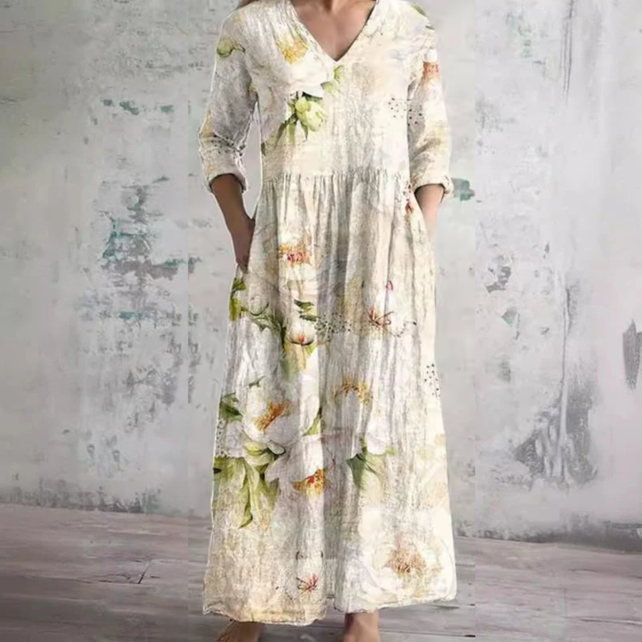 Anne | Geblümtes Sommerkleid