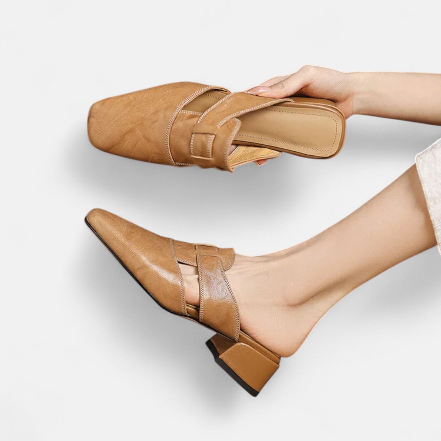 Andie elegante Ledersandalen