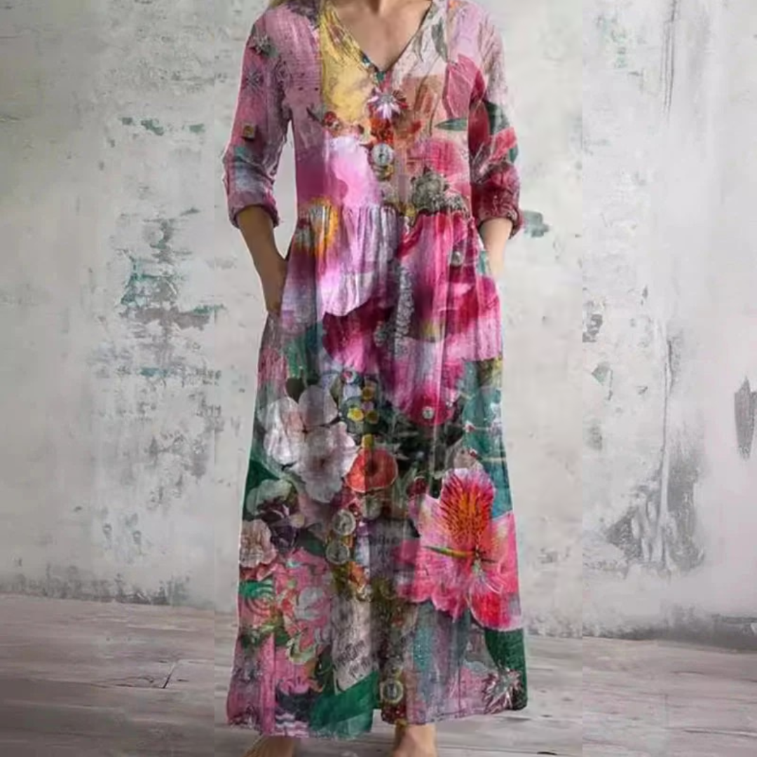 Lynn | Geblümtes Sommerkleid