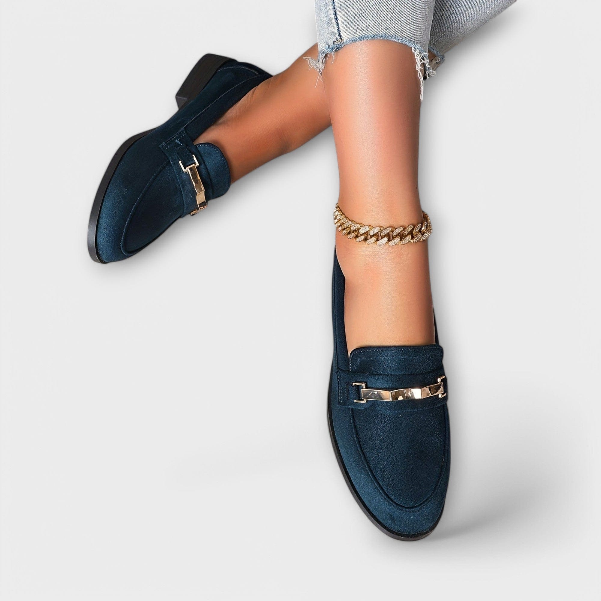 Noémie | Loafer aus Veloursleder
