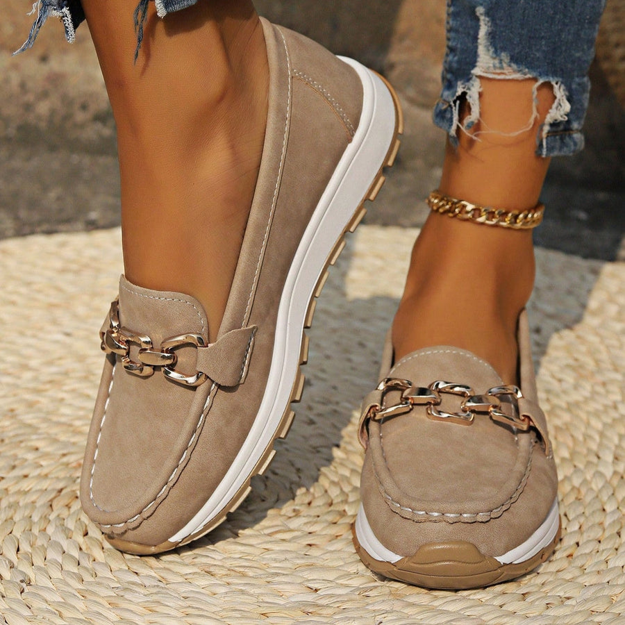 Ella – Orthopädische Loafer mit flacher Schnalle