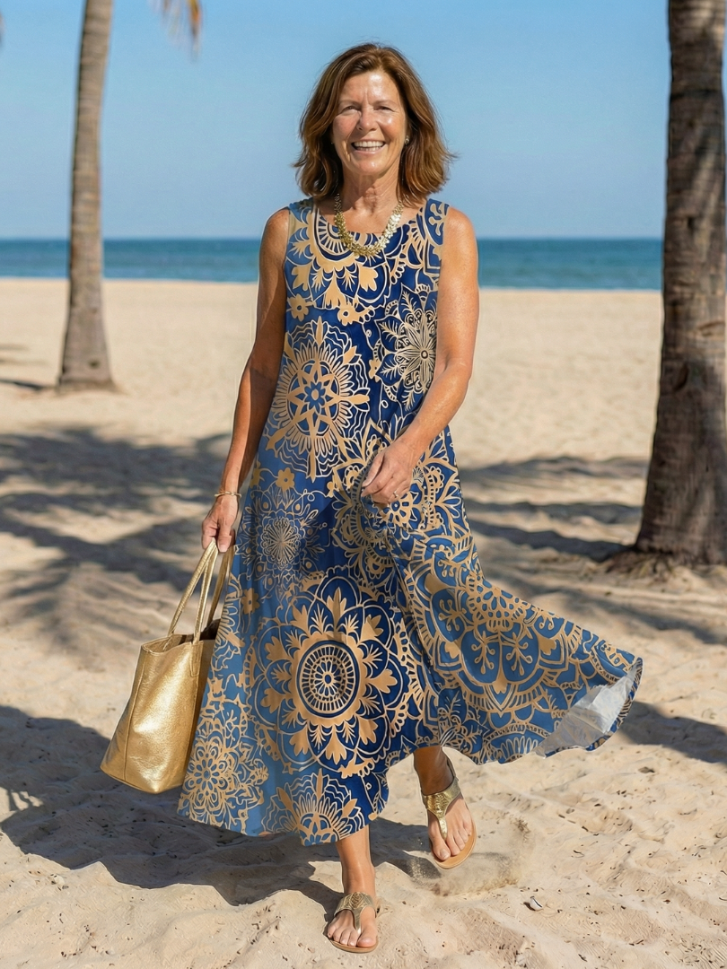 Neraya | Offenes Midi-Kleid
