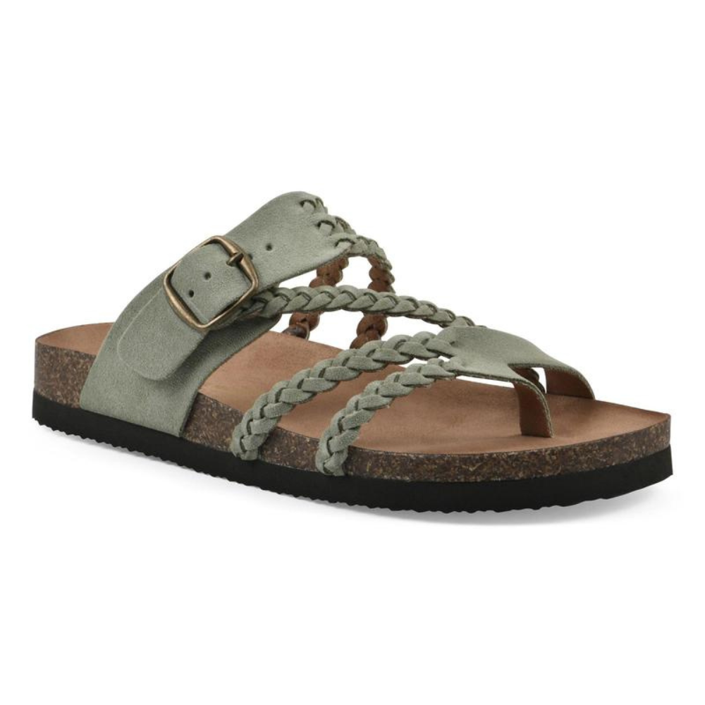Hayleigh | Geflochtene Kork-Sandalen
