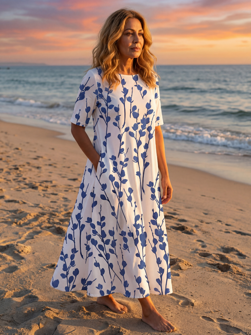 Miles | Florales Midikleid