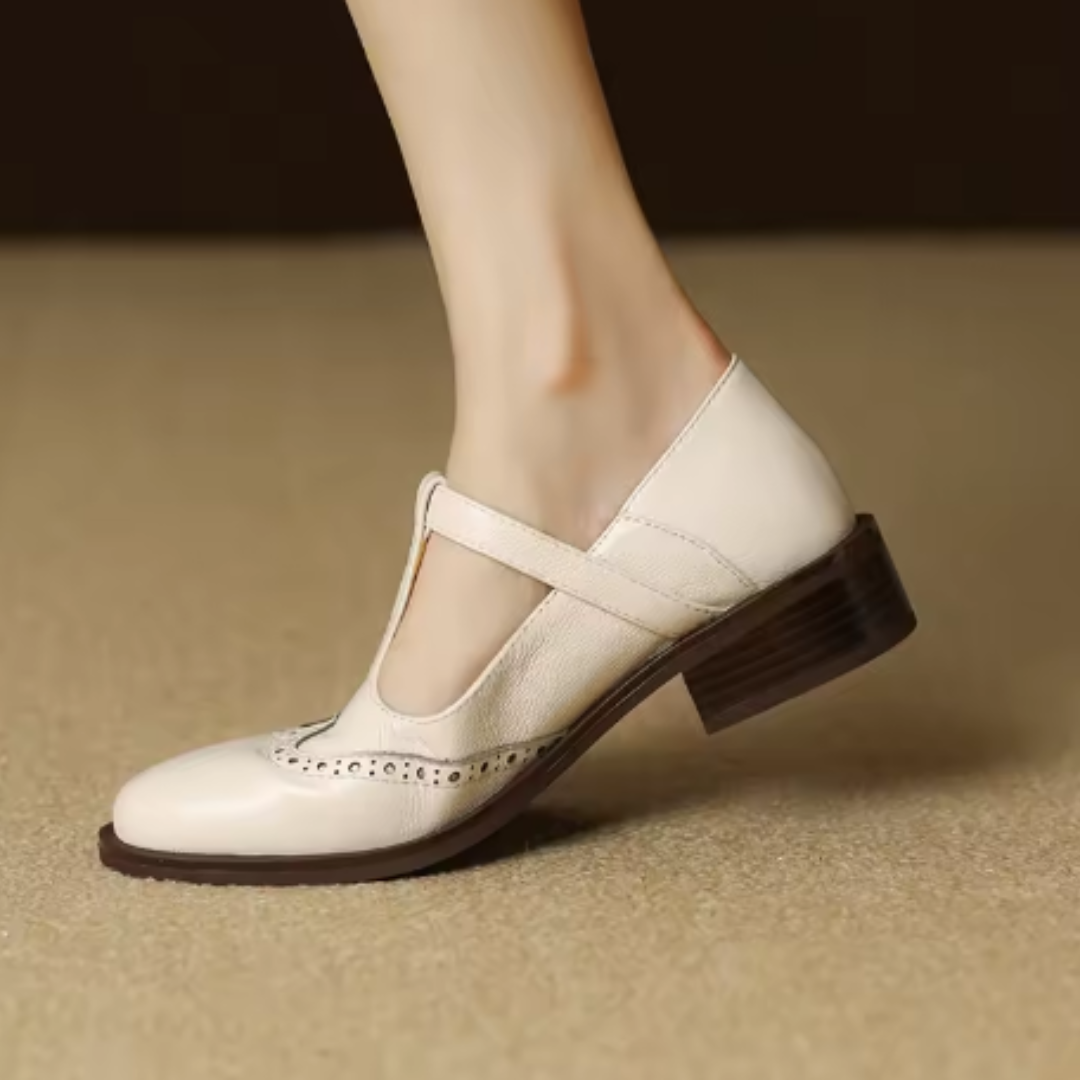 Vintage T-Steg Mary Jane Schuhe