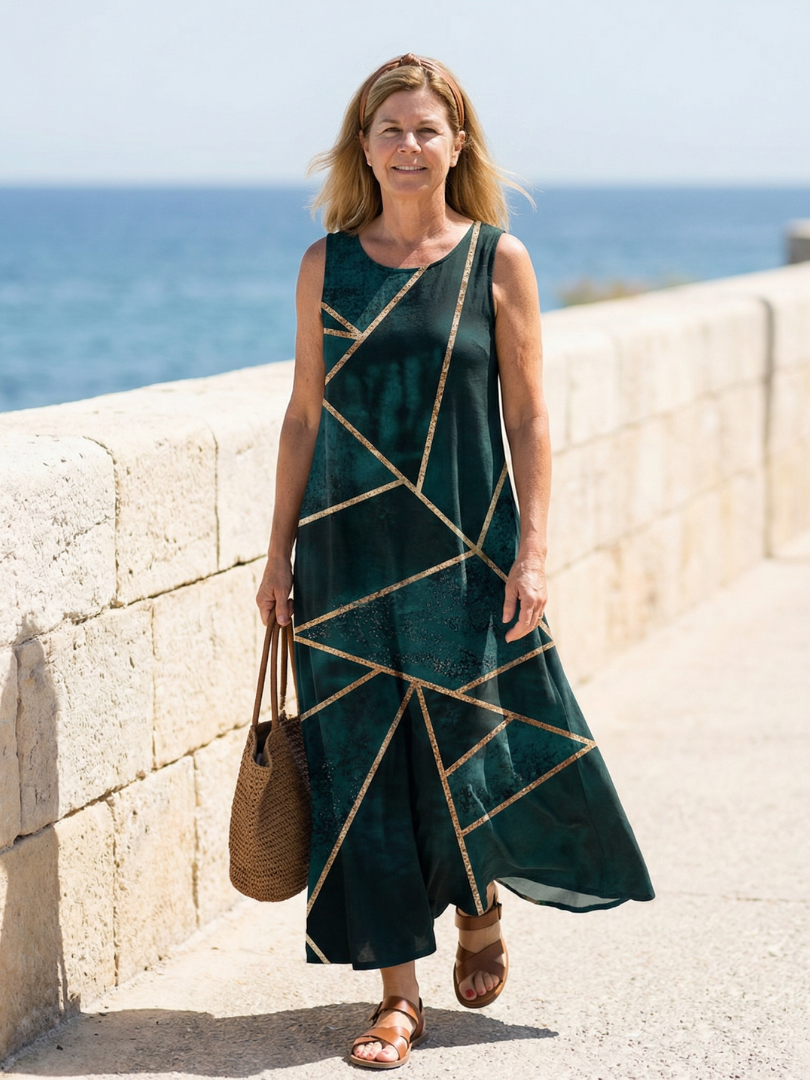 Saelle | Midikleid "Calm Tide"