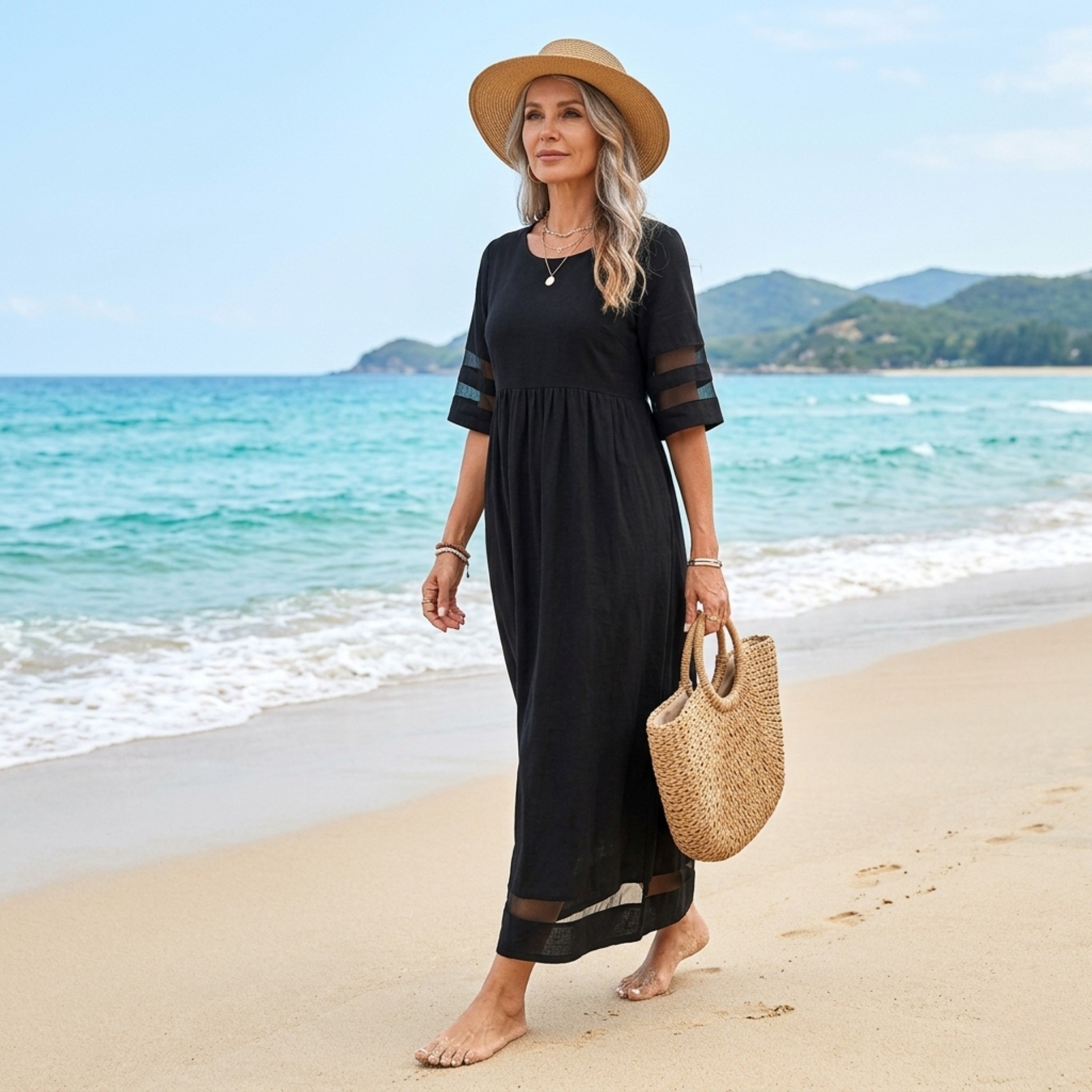 Anneliese | Glättende Silhouette Maxi-