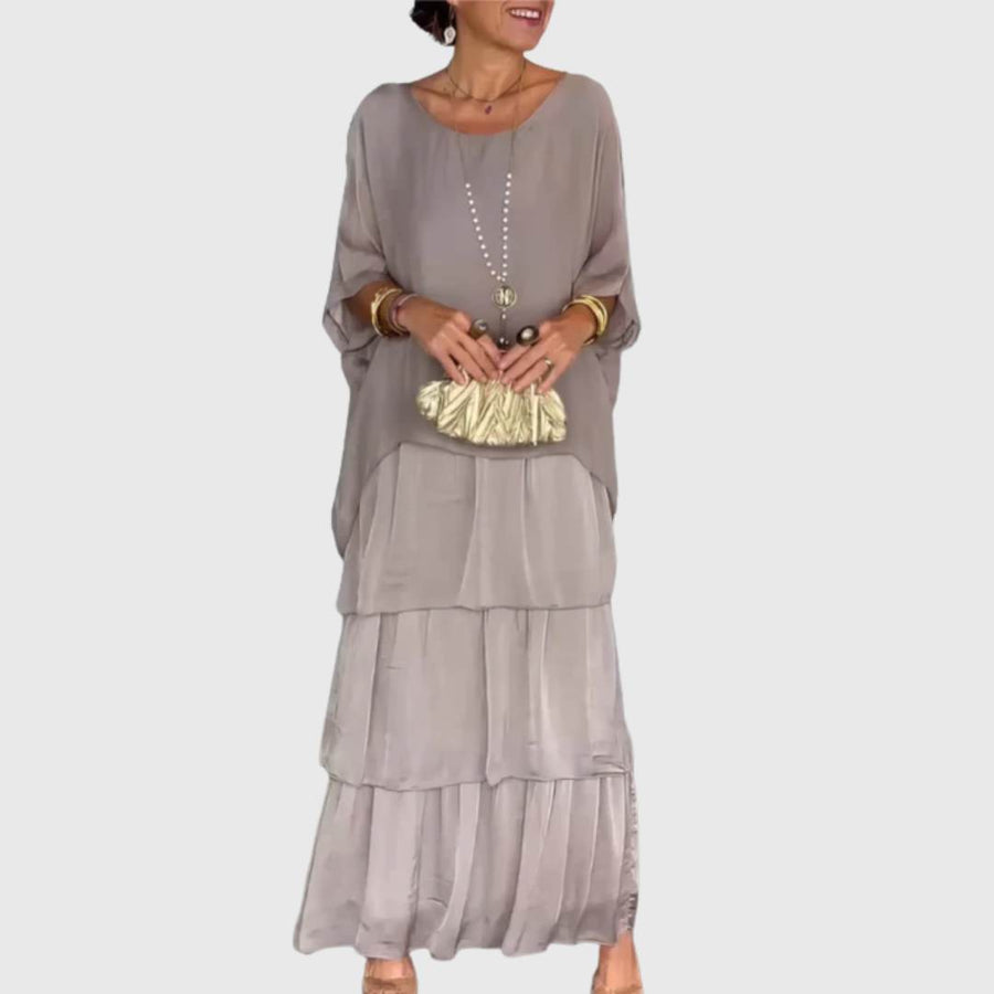 Lara | Elegantes, fließendes Maxikleid