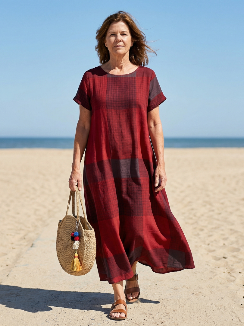 Alaia | Midi-Kleid mit entspannter Passform