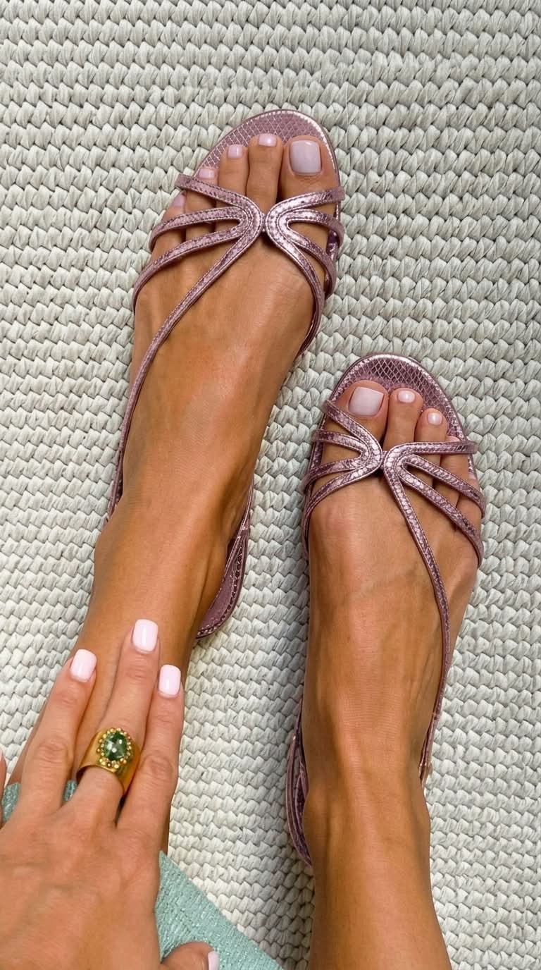 Ginevra | Goldene Sandalen Sommerliche Eleganz
