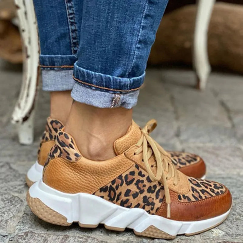 Chrissa | Bequeme Leoparden-Sneaker