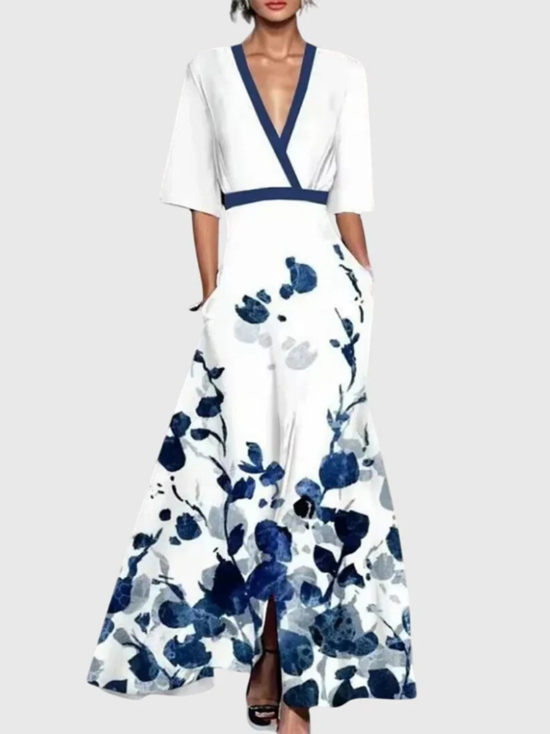 Christelle | Elegantes Frühlings-Maxikleid