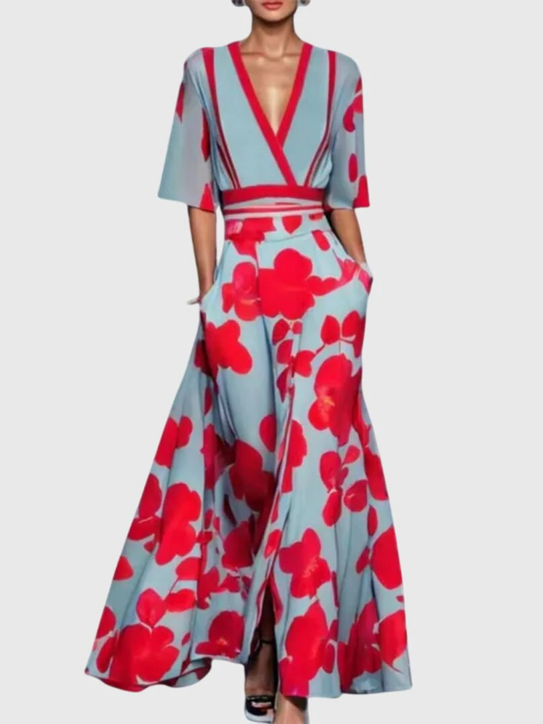 Christelle | Elegantes Frühlings-Maxikleid