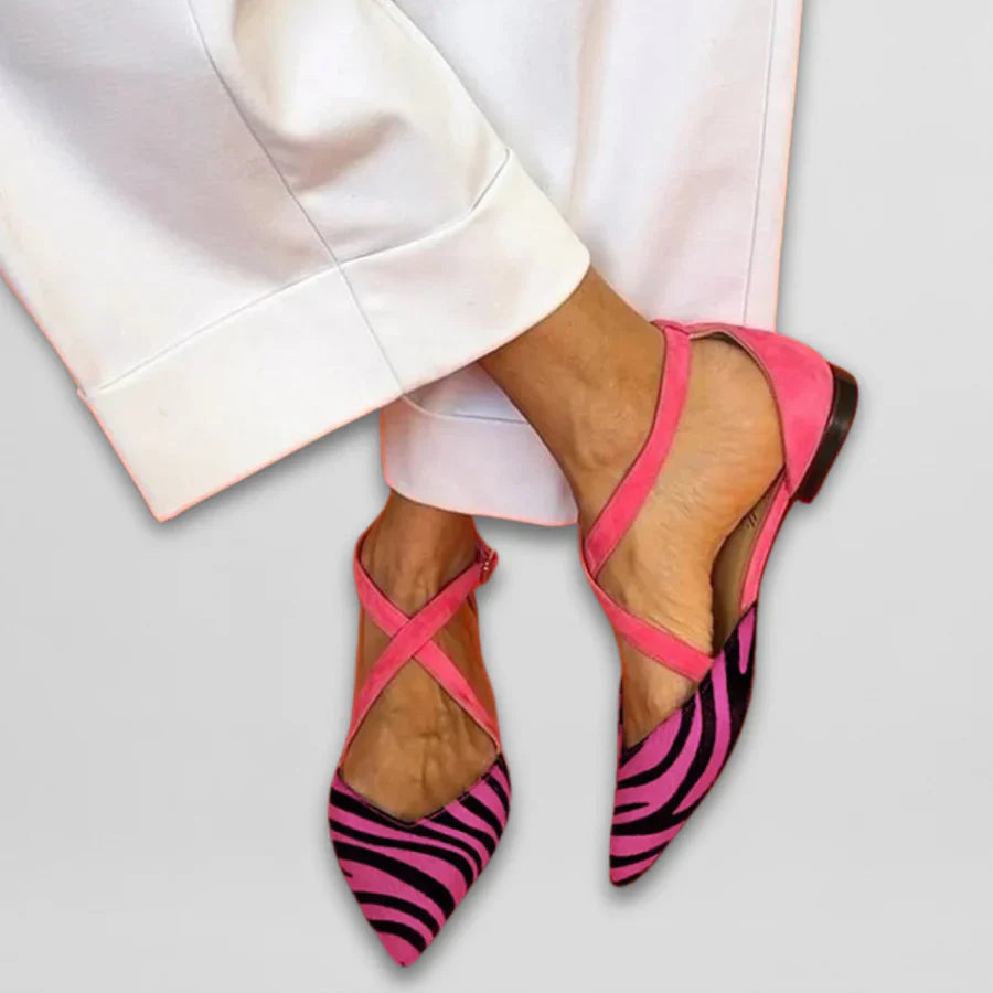 Fern | Ballerinas mit Riemen