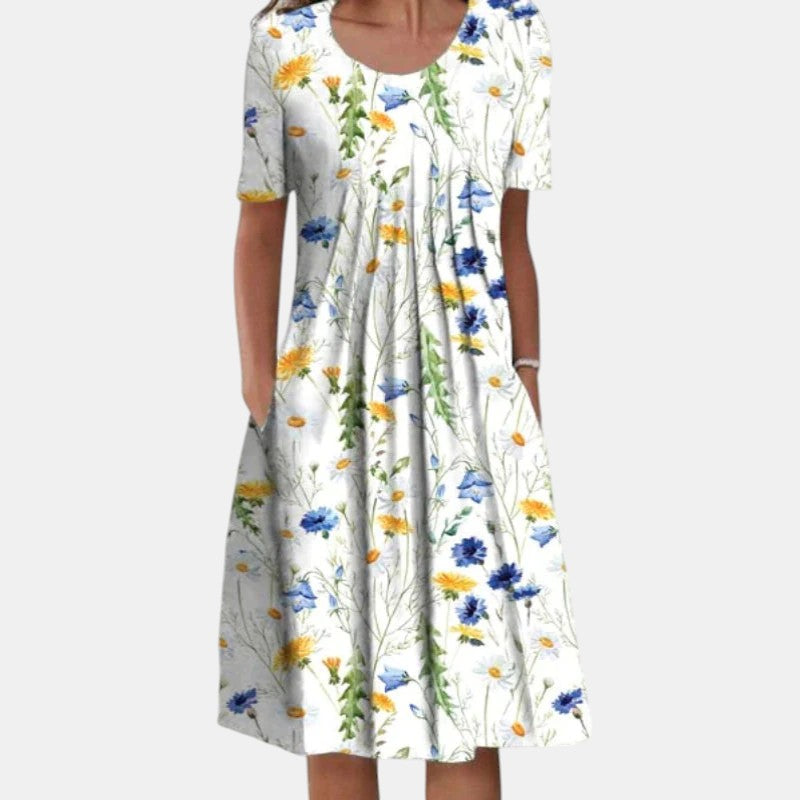 Gigi™ | Baumwollkleid mit Bauchabdeckung