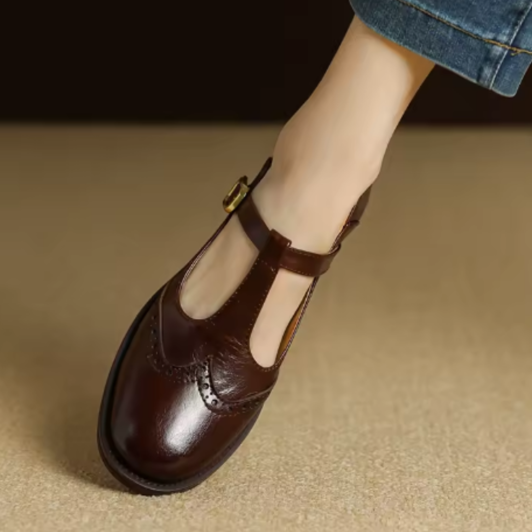 Vintage T-Steg Mary Jane Schuhe