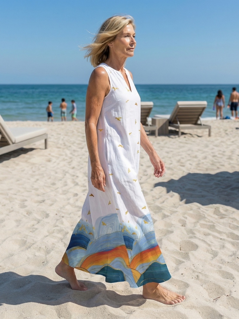 Caelia | Calm Line Maxikleid