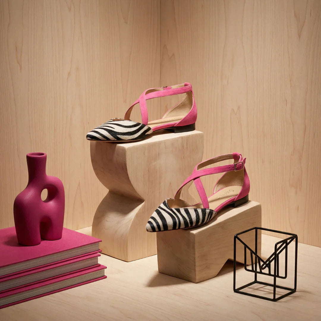 Fern | Ballerinas mit Riemen