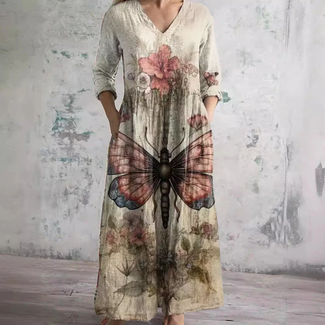 Evelyn | Geblümtes Sommerkleid