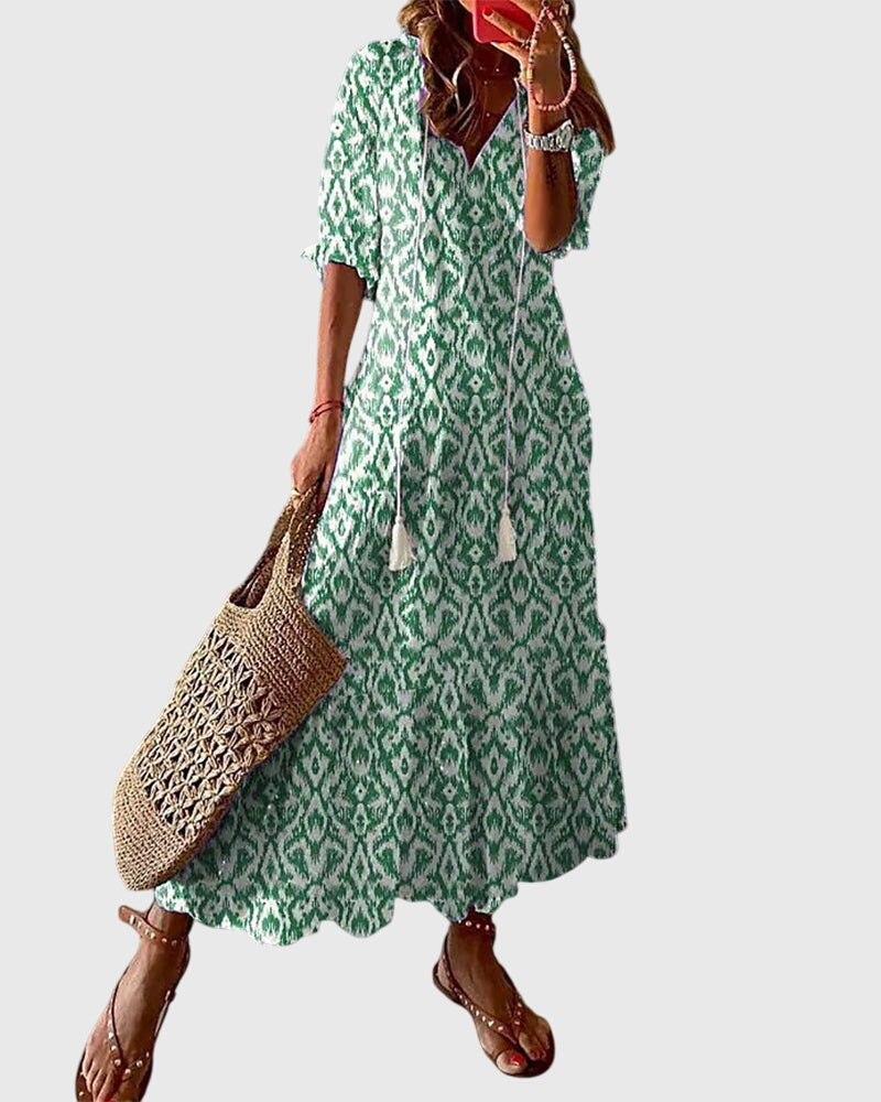 Amalia | Boho-Vintage-Sommerkleid