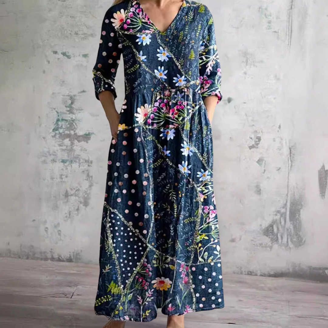 Linda | Geblümtes Sommerkleid