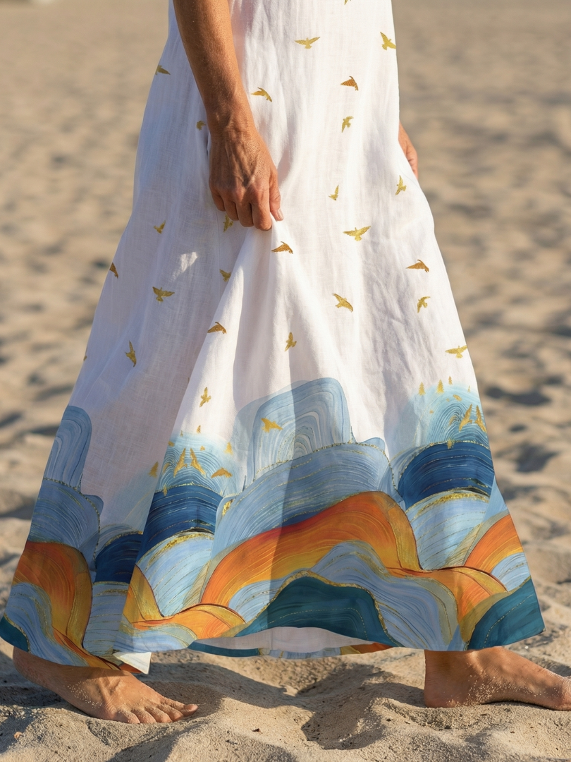 Caelia | Calm Line Maxikleid