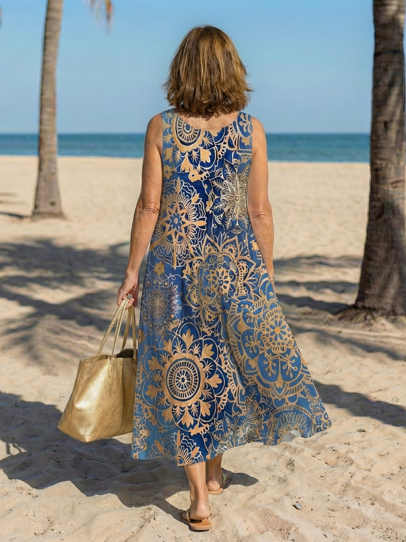 Neraya | Offenes Midi-Kleid