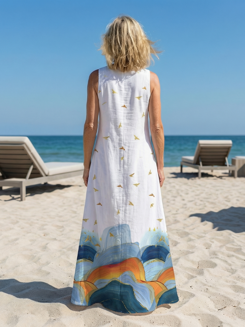 Caelia | Calm Line Maxikleid