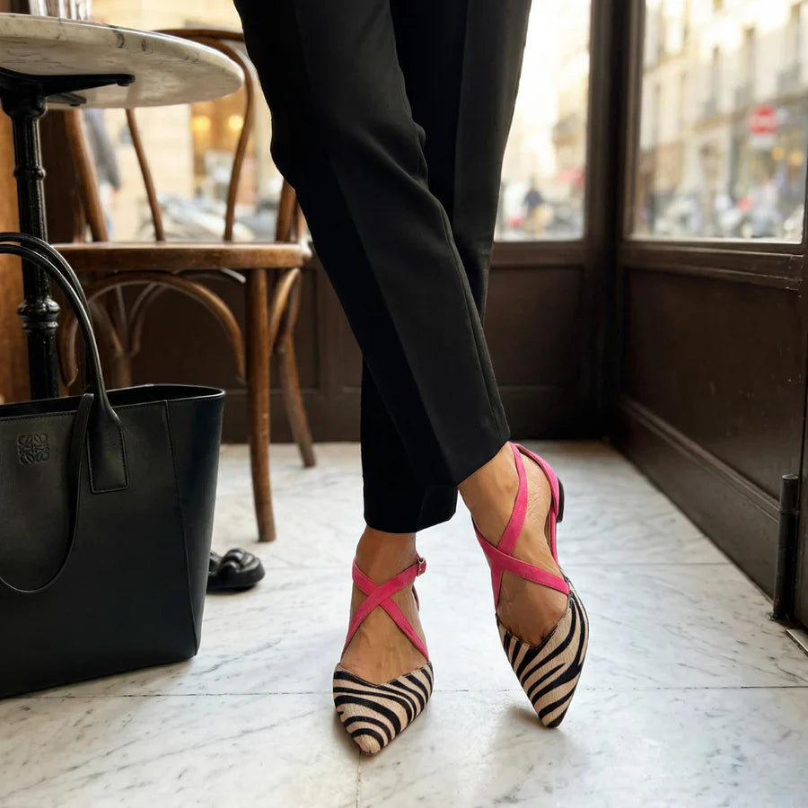 Fern | Ballerinas mit Riemen