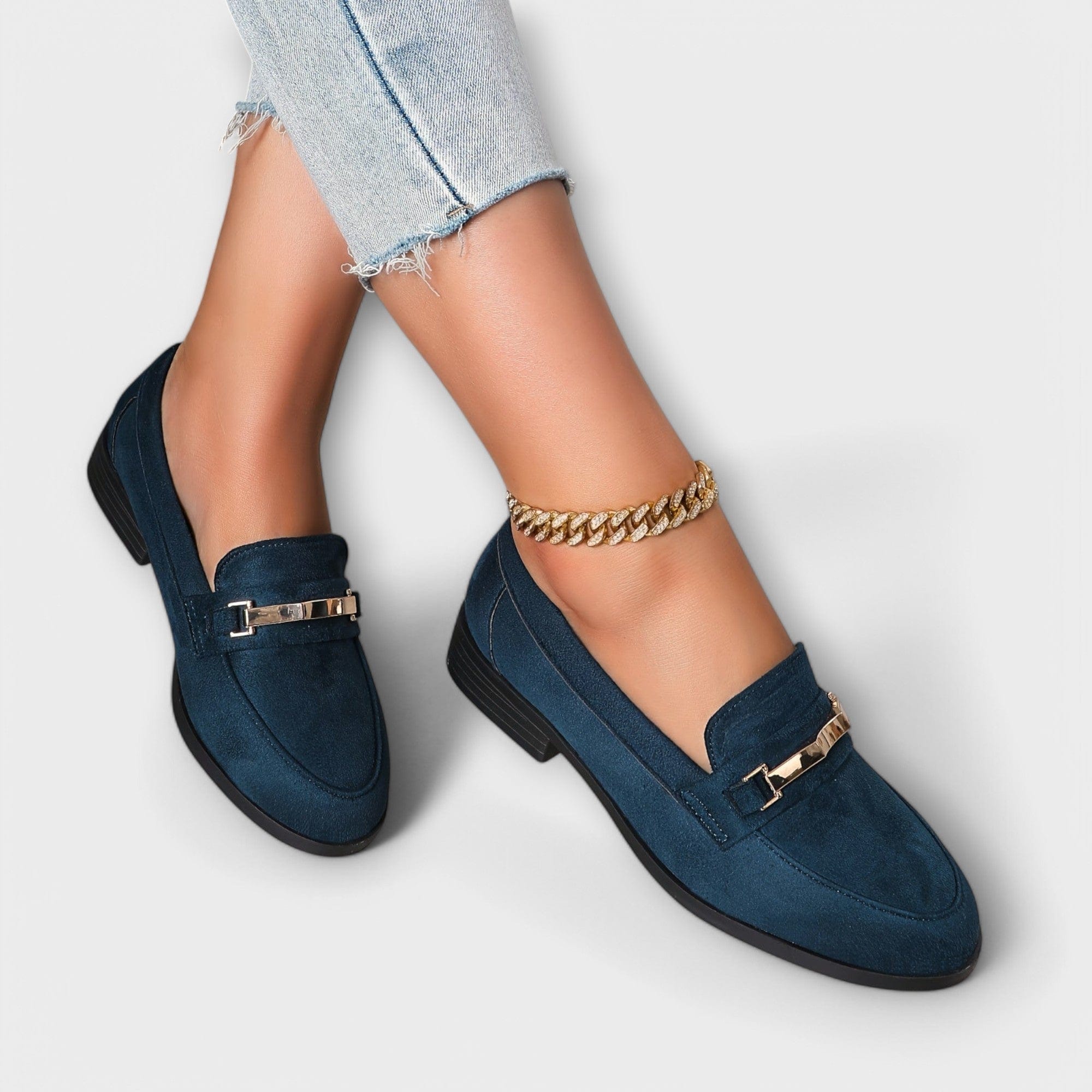 Noémie | Loafer aus Veloursleder