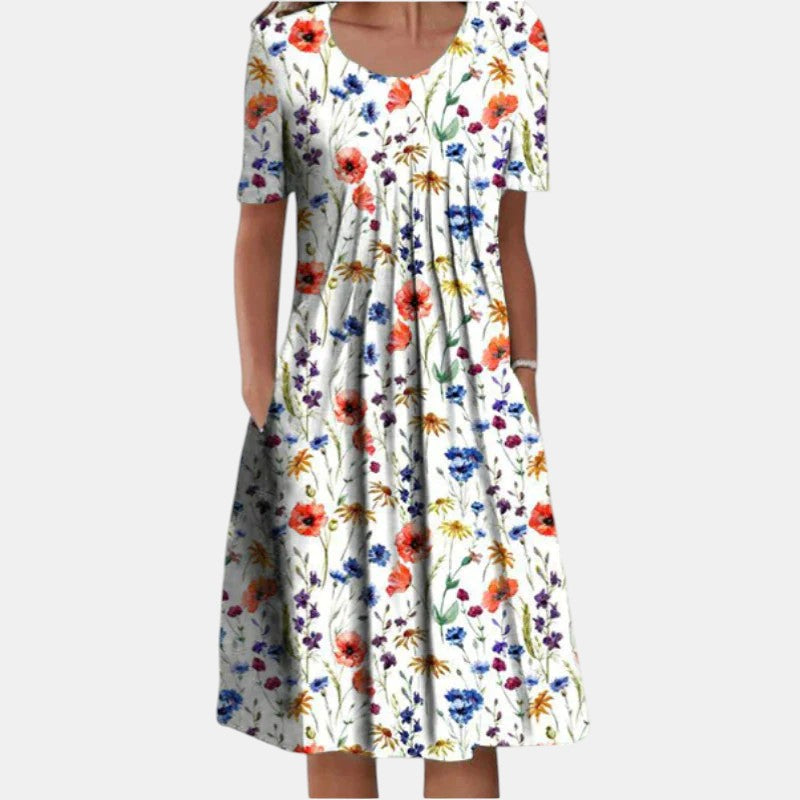 Gigi™ | Baumwollkleid mit Bauchabdeckung