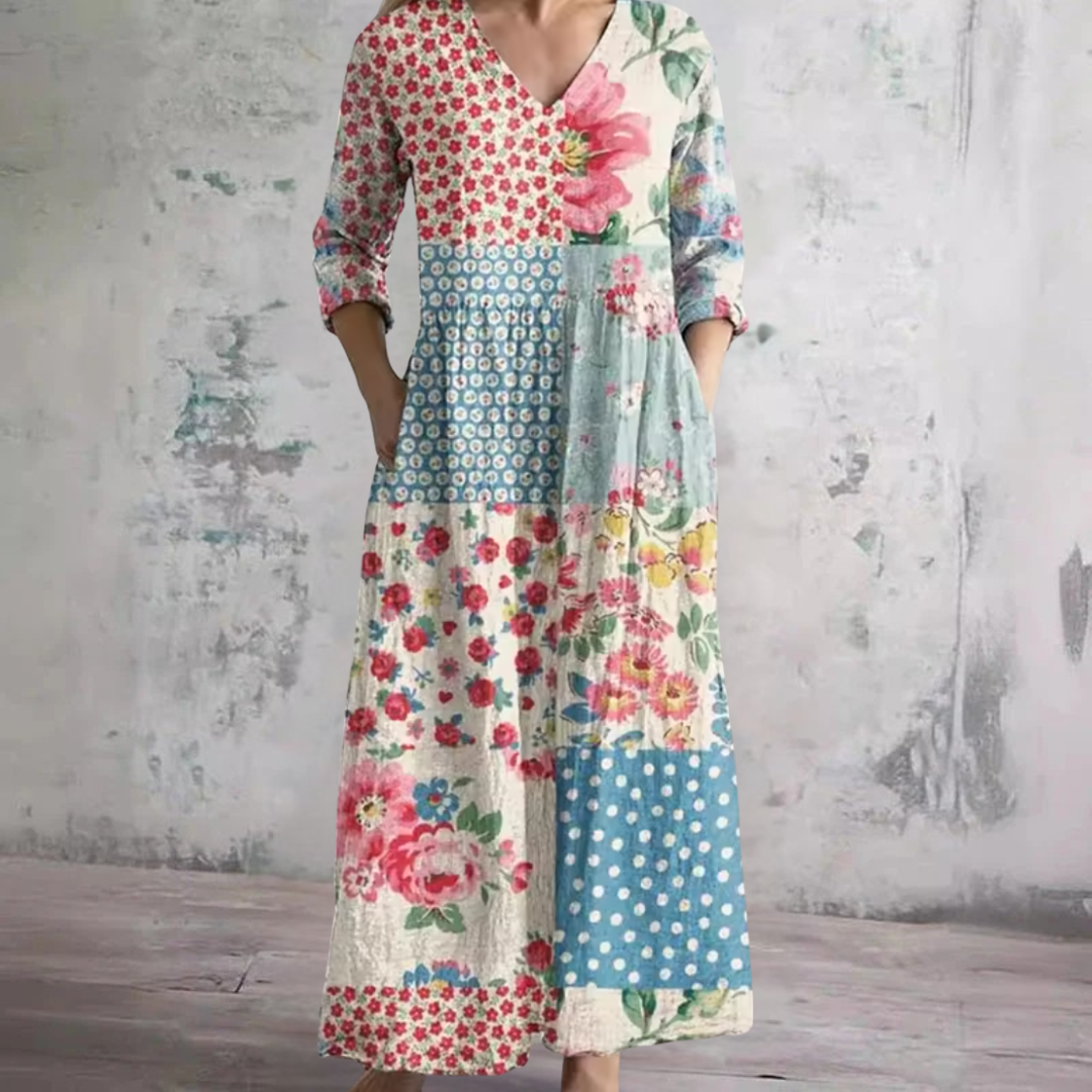 Rhonda | Geblümtes Sommerkleid