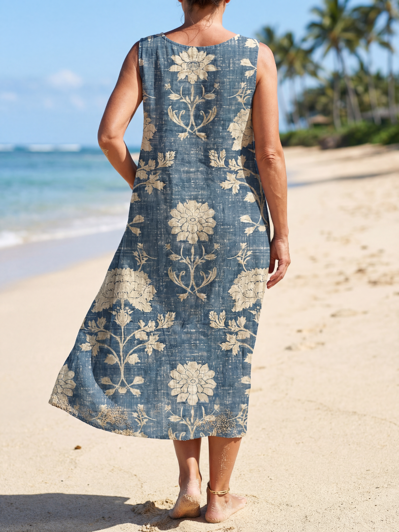 Kailo | Geblümtes Midi-Kleid Shoreline