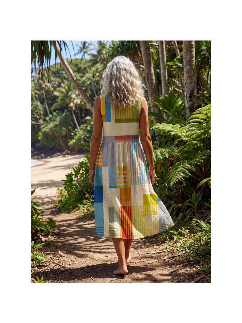 Esme | Lack-Midi-Kleid