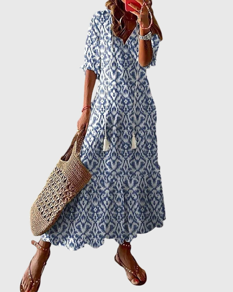 Amalia | Boho-Vintage-Sommerkleid