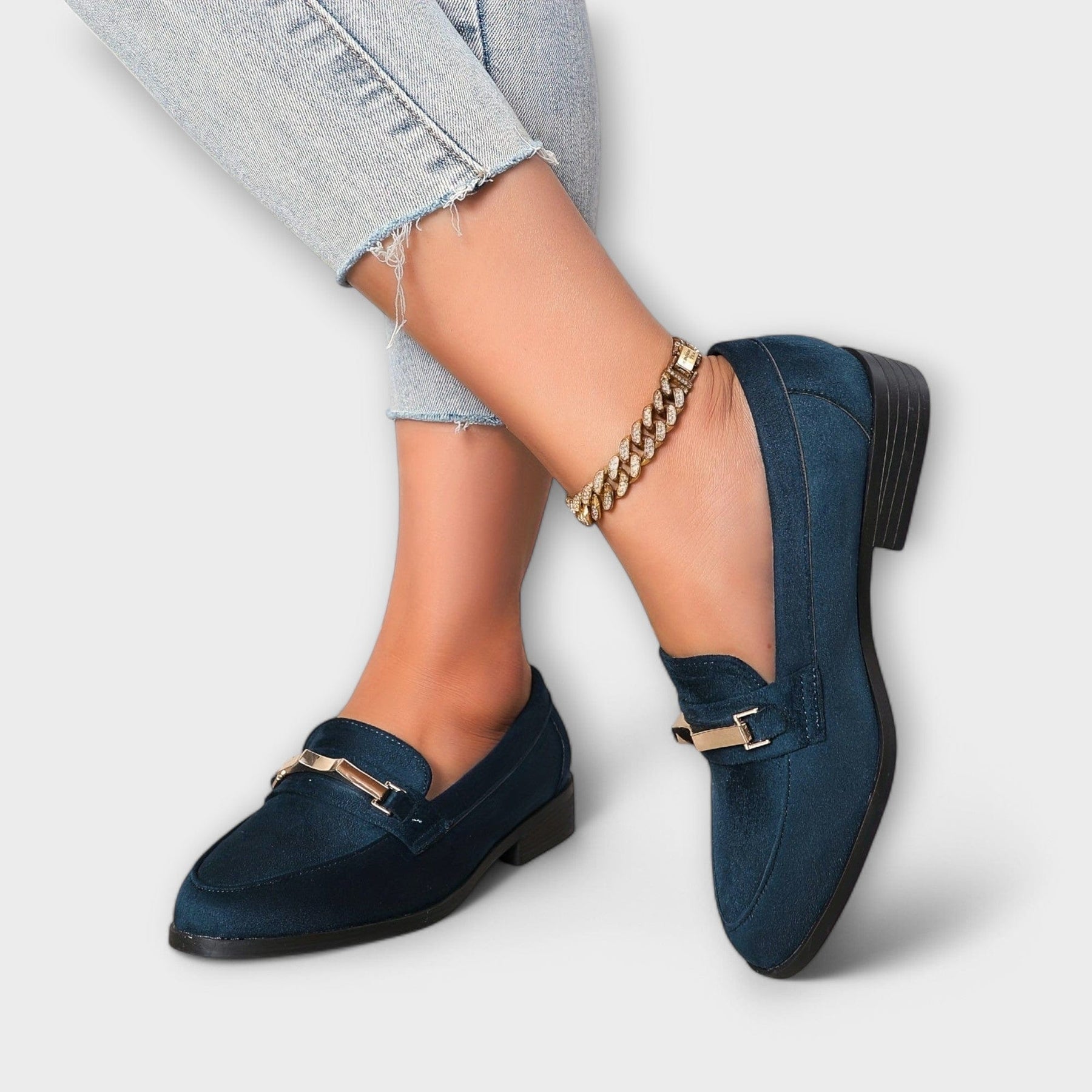 Noémie | Loafer aus Veloursleder