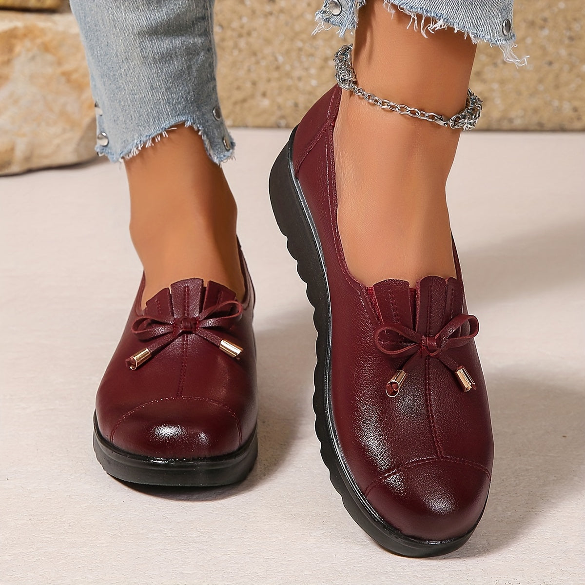 Rosalie | Orthopädische Bow Loafers