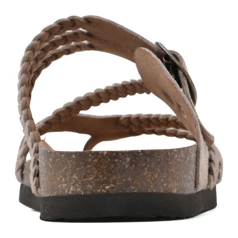 Hayleigh | Geflochtene Kork-Sandalen