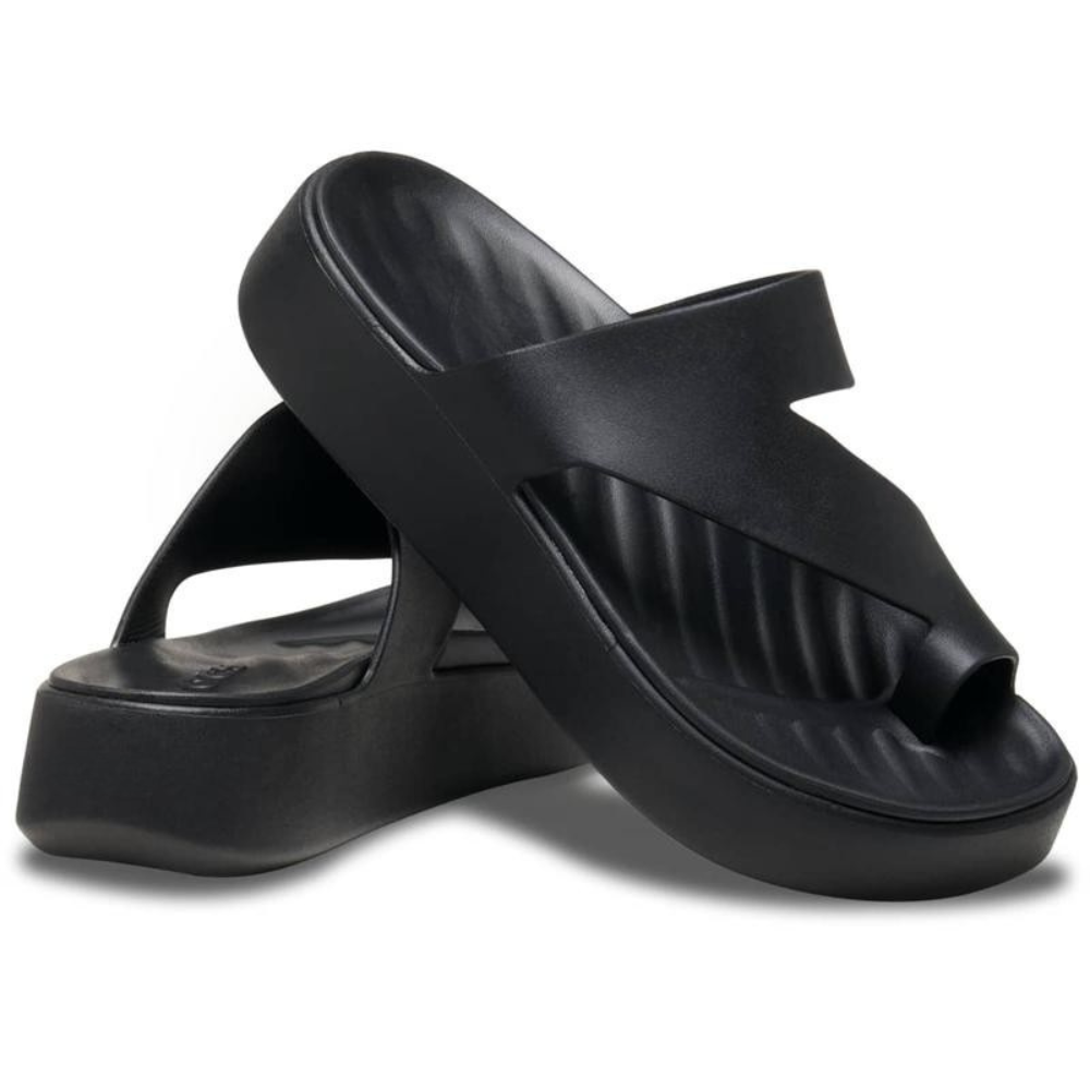 Luna | Zehenschlaufensandalen mit Plateauabsatz