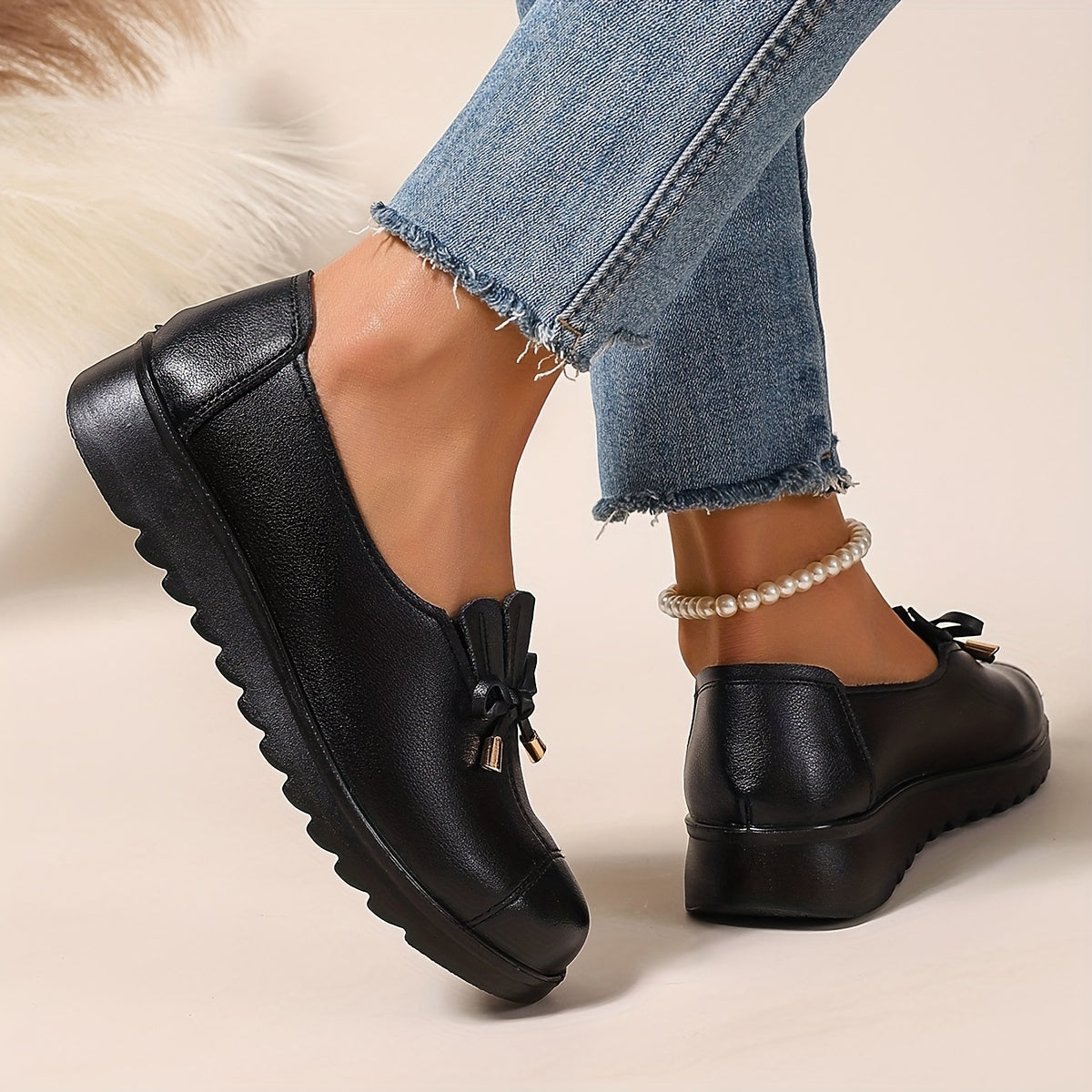 Rosalie | Orthopädische Bow Loafers