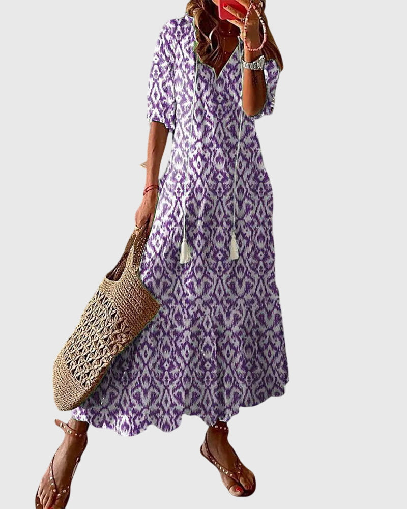 Amalia | Boho-Vintage-Sommerkleid