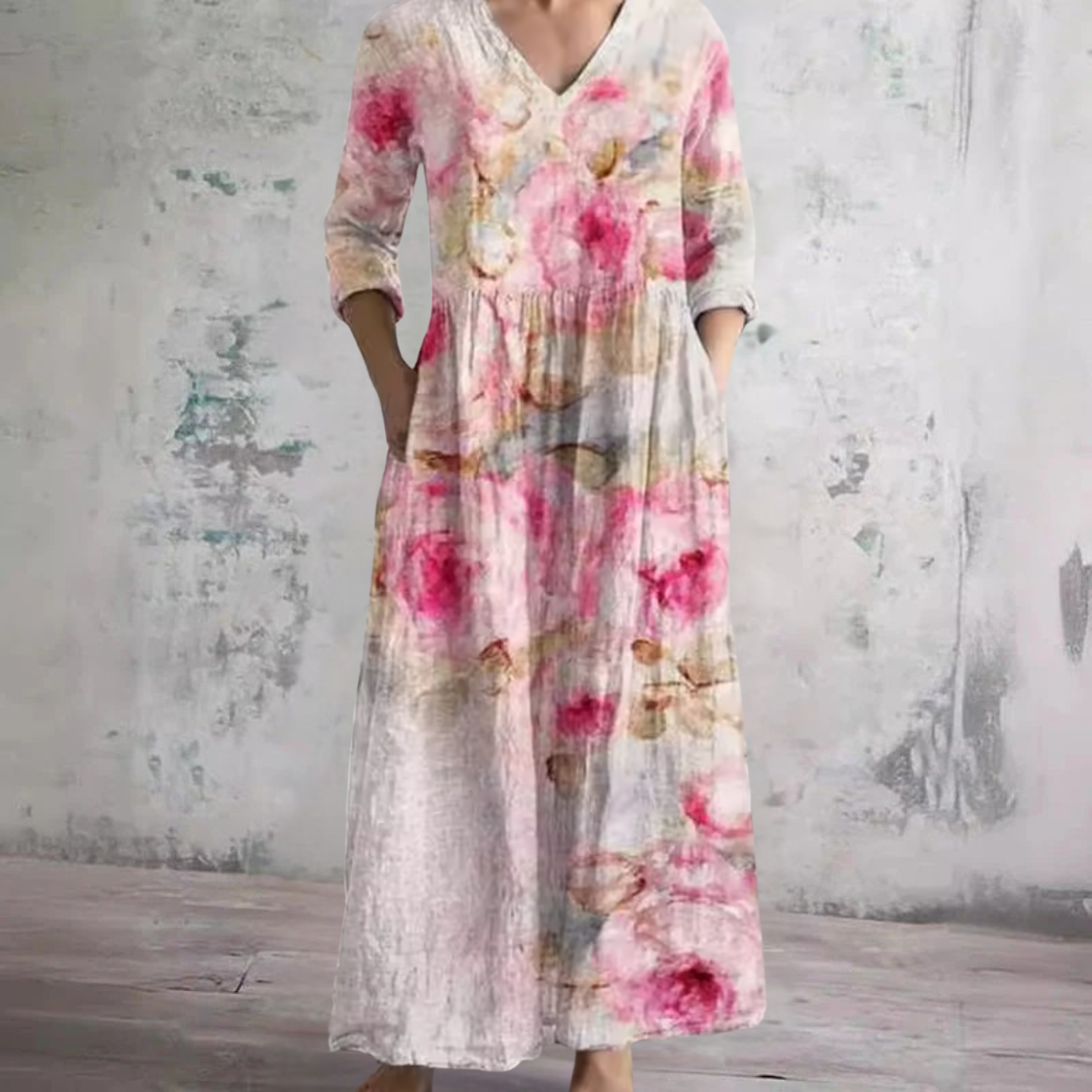 Barbara | Geblümtes Sommerkleid