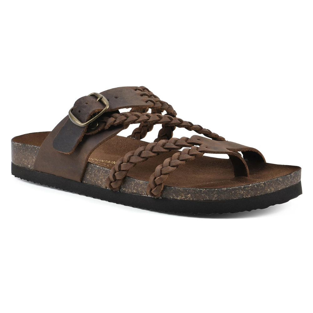 Hayleigh | Geflochtene Kork-Sandalen