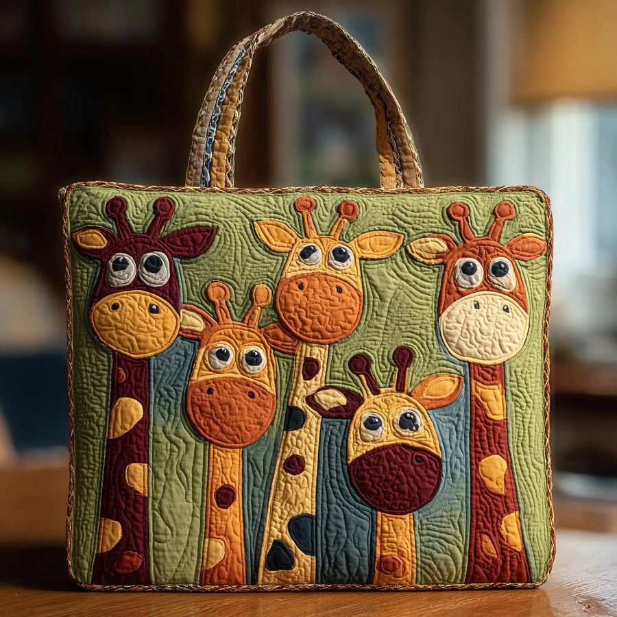 Gesteppte Tragetasche – Giraffe
