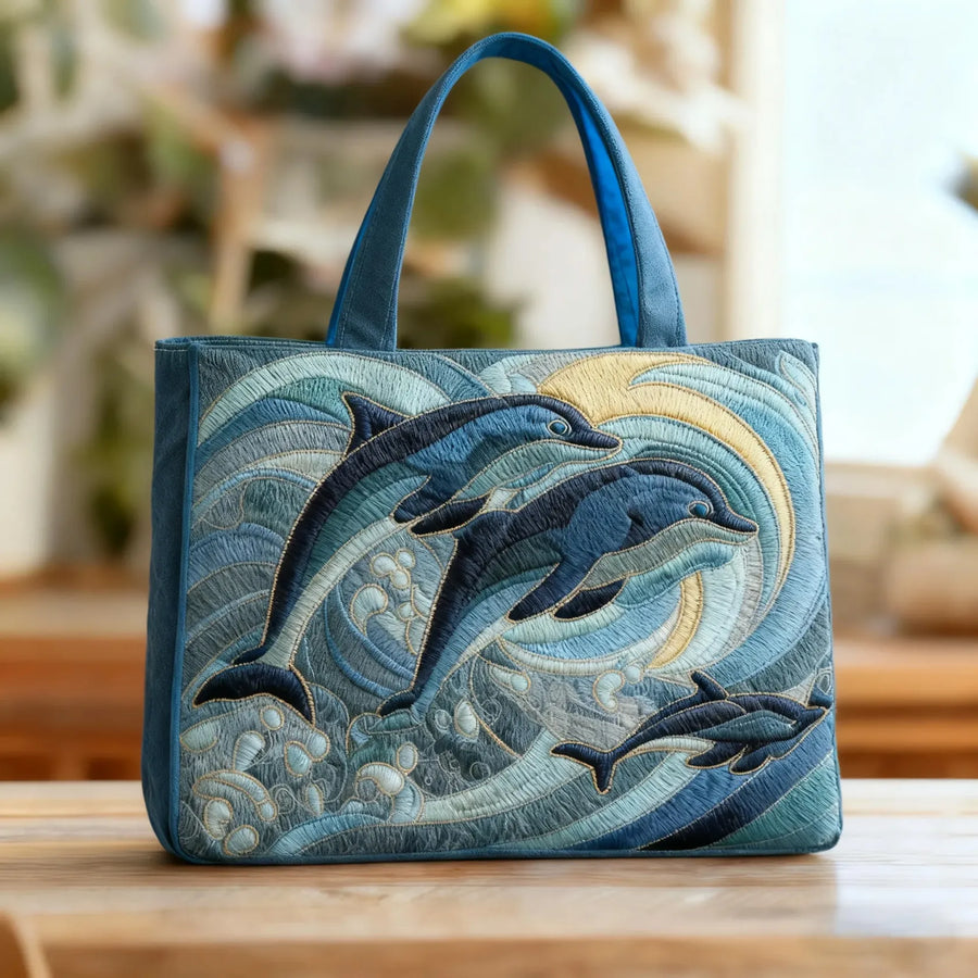 Handwerkliche Tasche - Ozeandelfin
