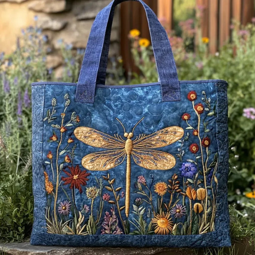 Gesteppte Tasche – Goldene Libelle