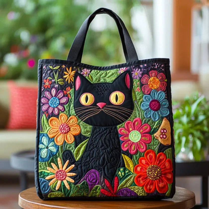 Stepptasche – Verzauberte schwarze Katze