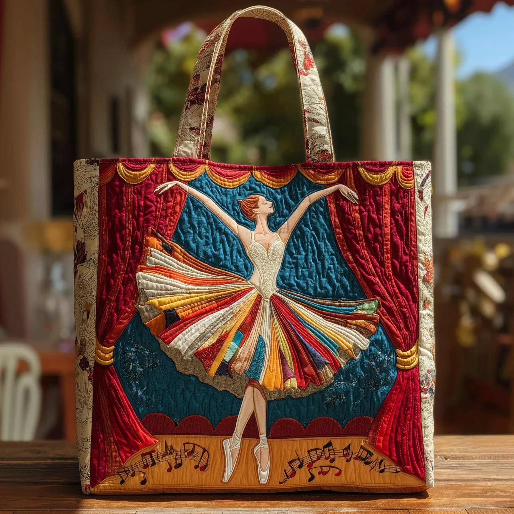 Stepptasche - Elegante Ballerina