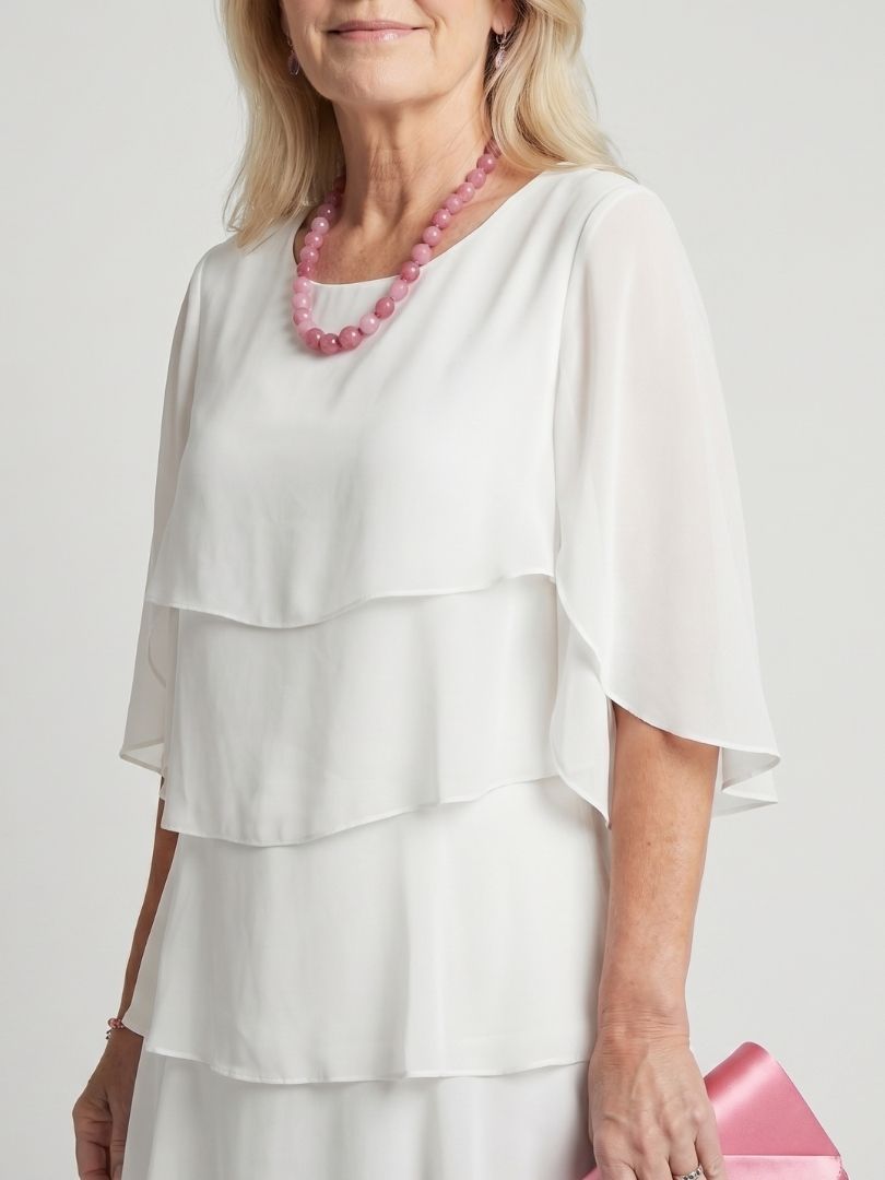 Brent | Gestuftes Midi-Kleid